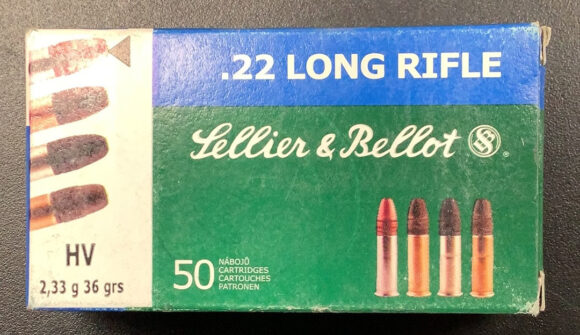 Sellier & Bellot .22lr 36gr std velocity